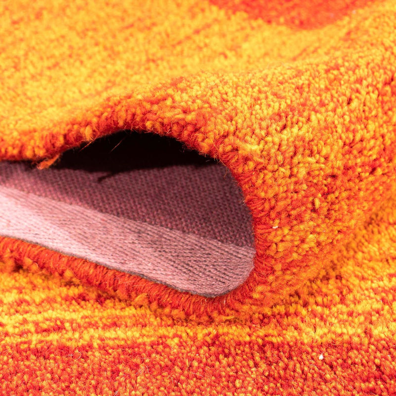 Tappeto di lana - 226 x 160 cm - arancione