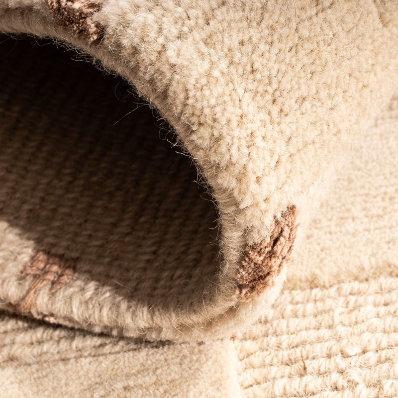 Tappeto Nepal - 90 x 60 cm - beige