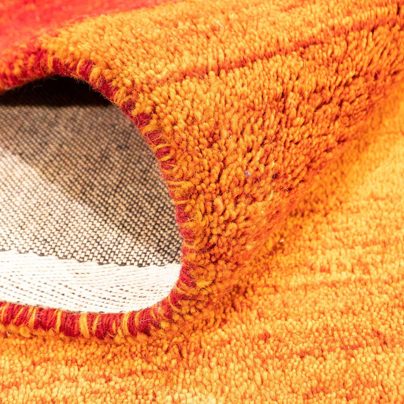 Tappeto di lana - 233 x 160 cm - arancione