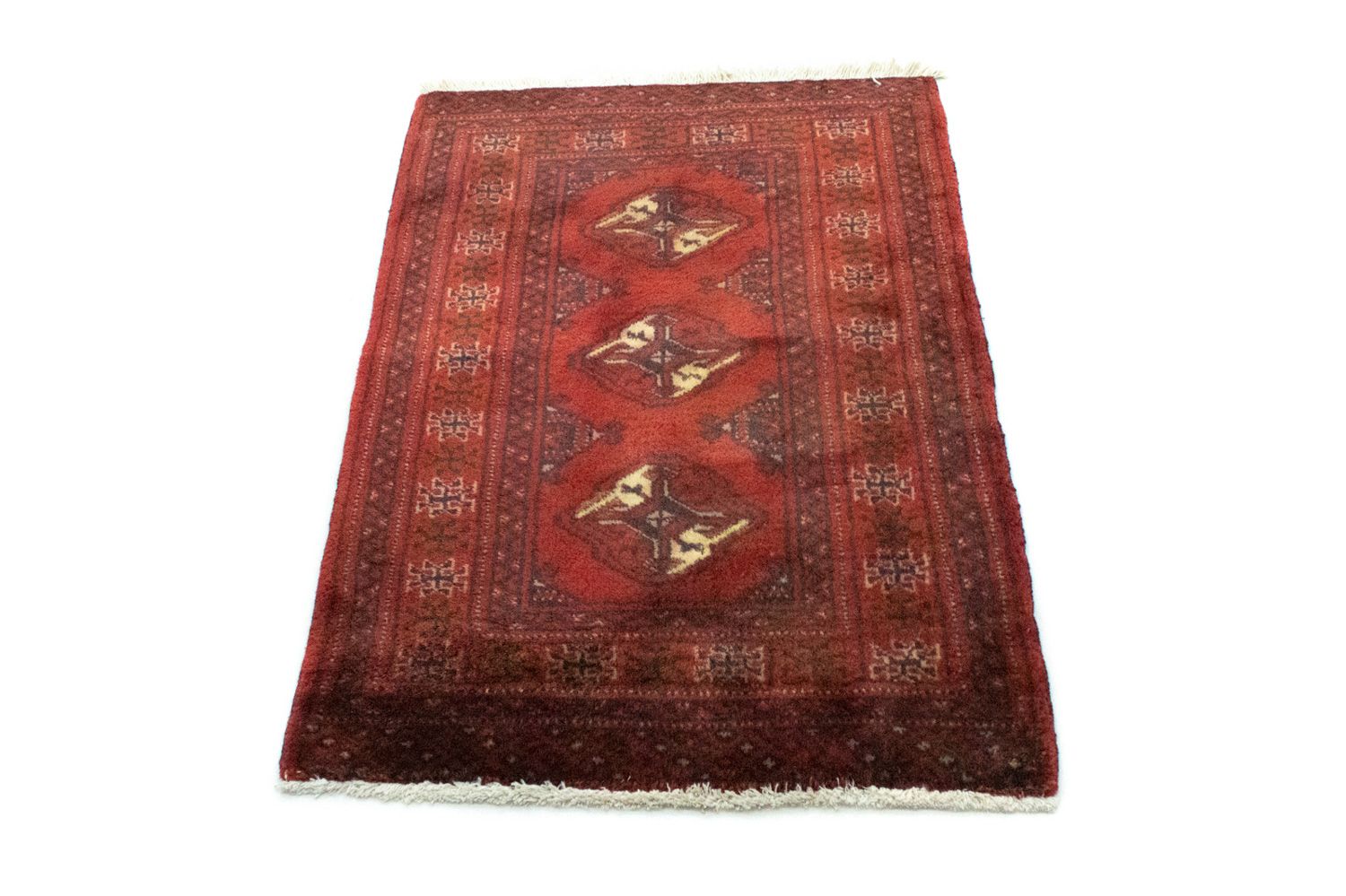 Tappeto Turkaman - 96 x 63 cm - rosso