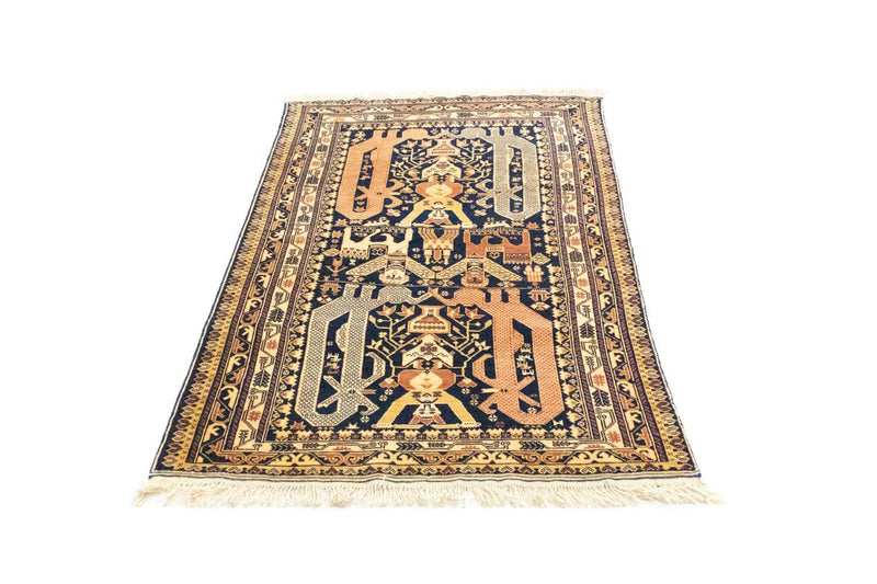 Tappeto afgano - 153 x 87 cm - blu