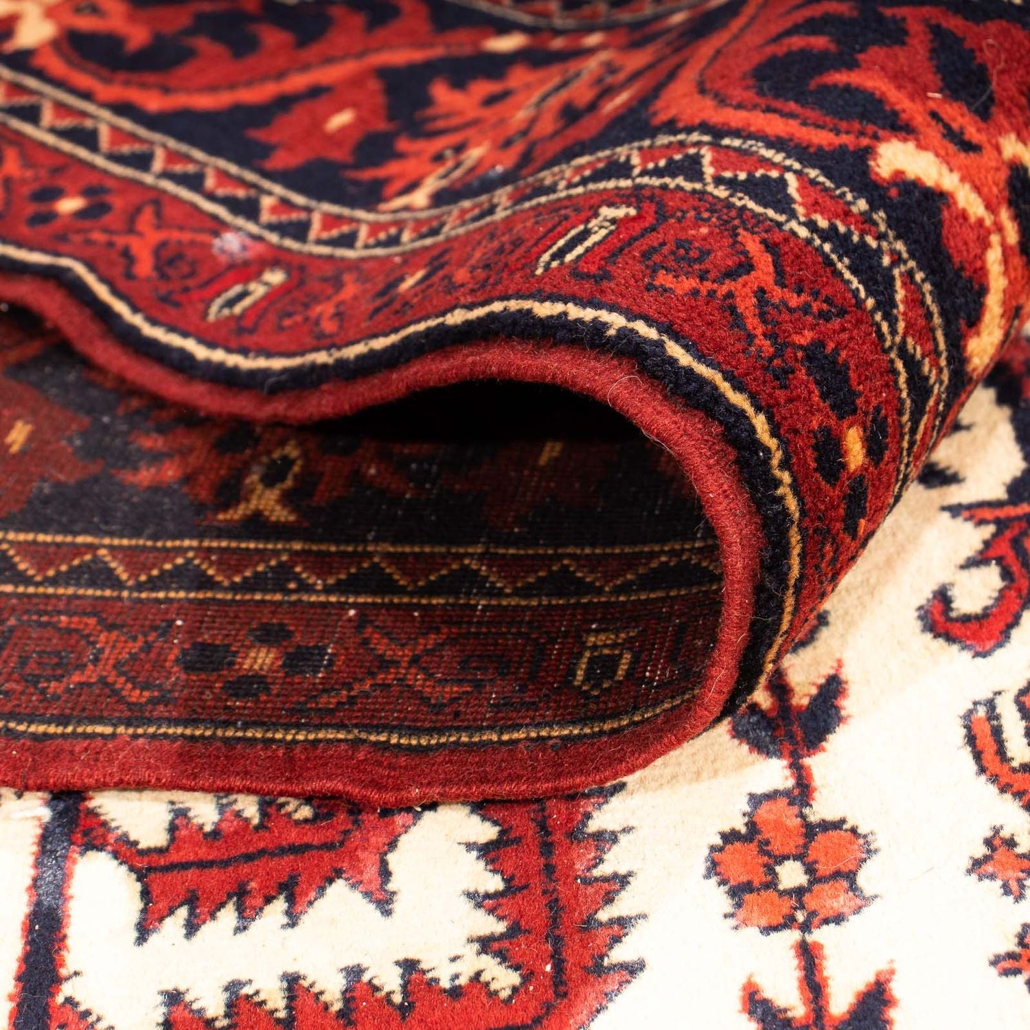 Tappeto afgano - 270 x 186 cm - beige