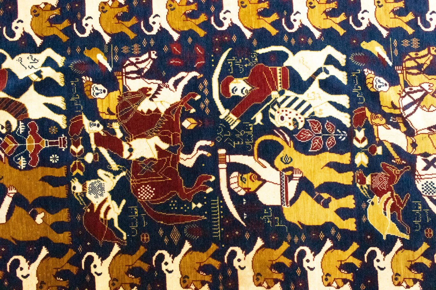 Tappeto afgano - 195 x 128 cm - blu