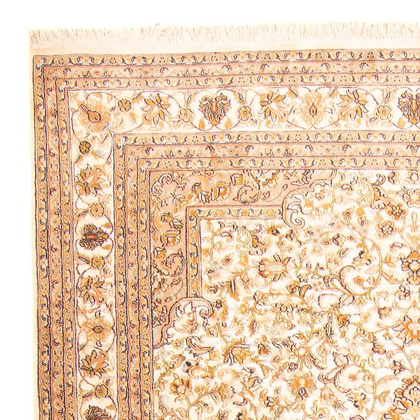 Seta del Kashmir Tappeto 270x186cm - Tappeto orientale