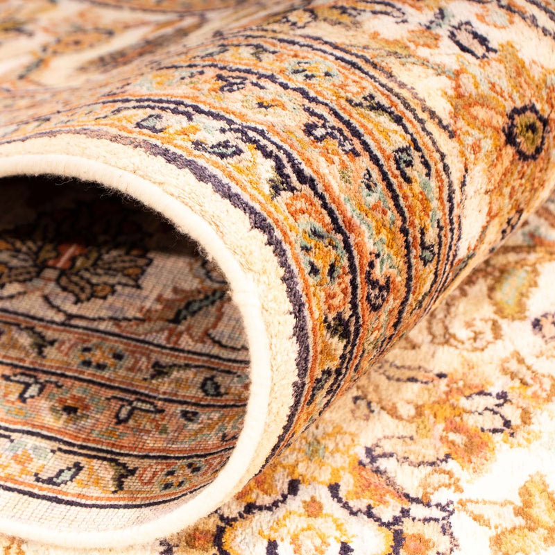 Tappeto di seta - Seta del Kashmir - 270 x 186 cm - beige