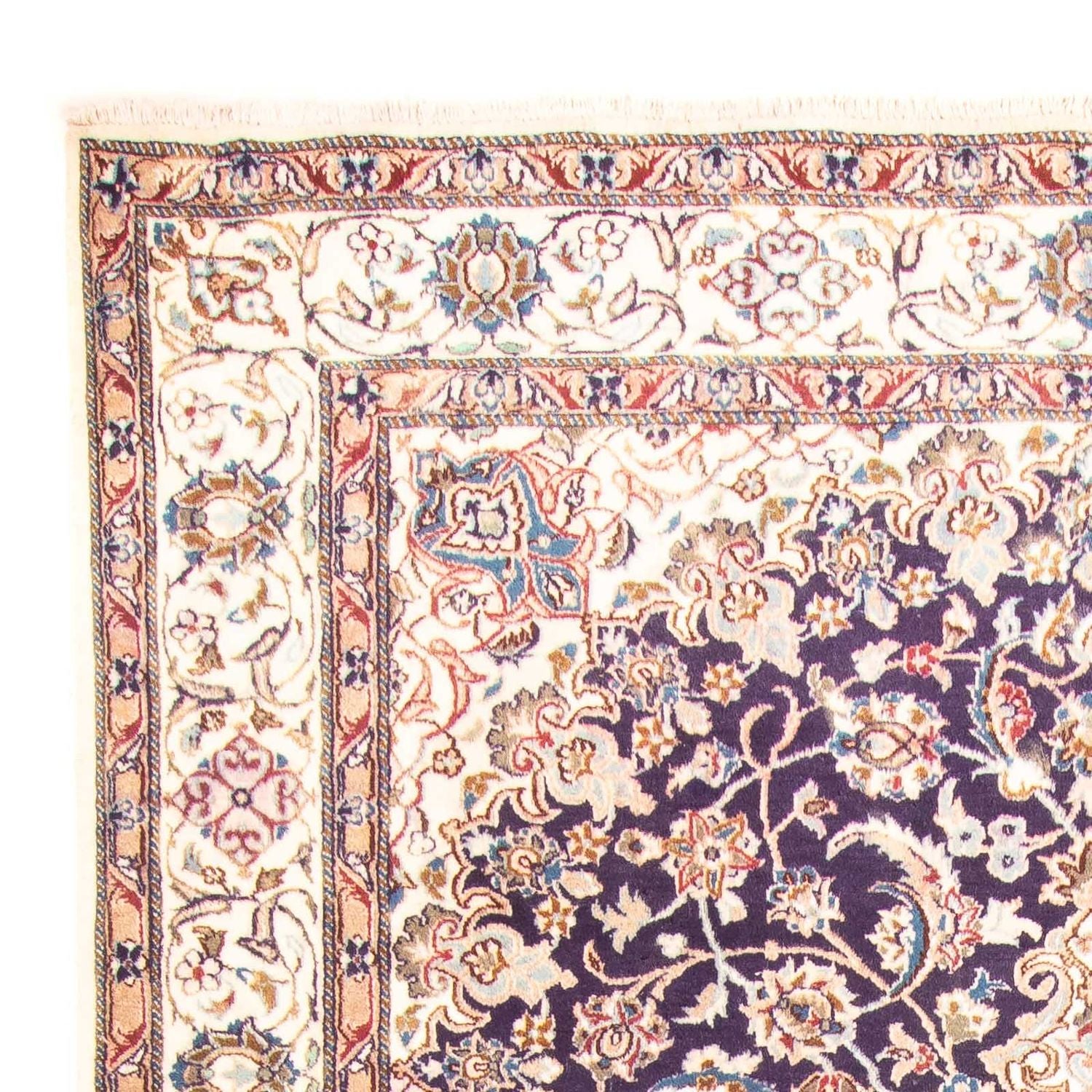 Tappeto Persero - Nain - Reale - 292 x 197 cm - blu scuro