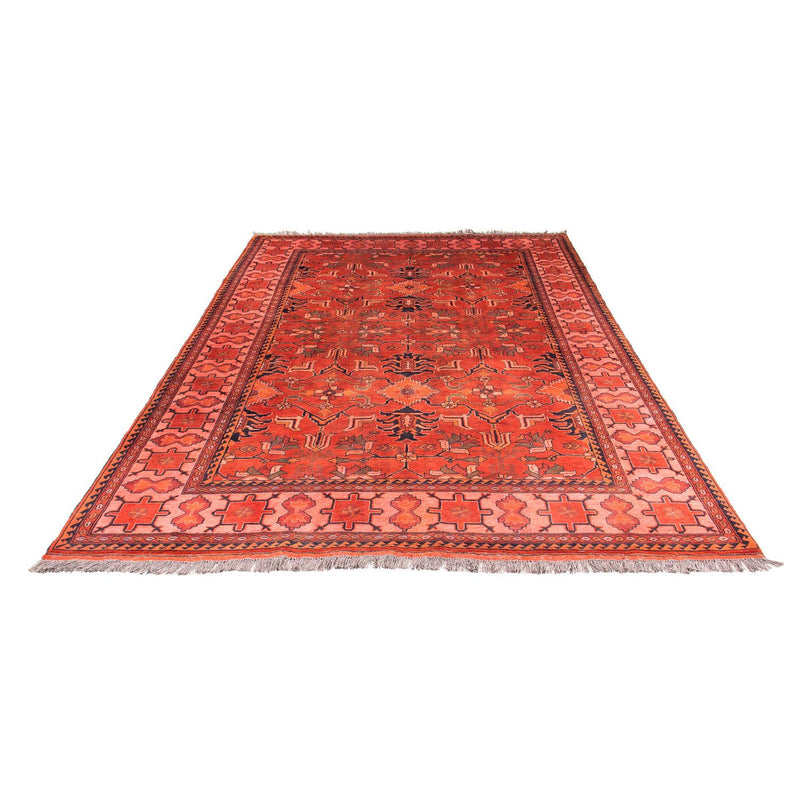Tappeto afgano - Hatschlu - 300 x 205 cm - rosso chiaro