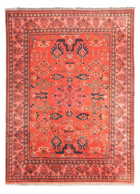 Tappeto afgano - Hatschlu - 280 x 200 cm - rosso chiaro