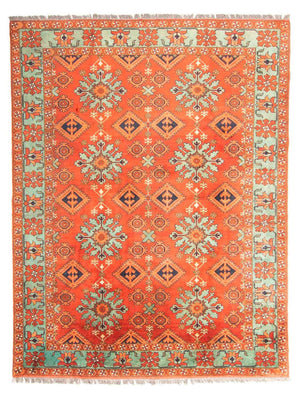 Tappeto afgano - Hatschlu - 273 x 213 cm - rosso chiaro