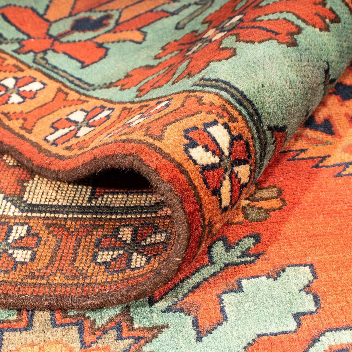 Tappeto afgano - Hatschlu - 273 x 213 cm - rosso chiaro