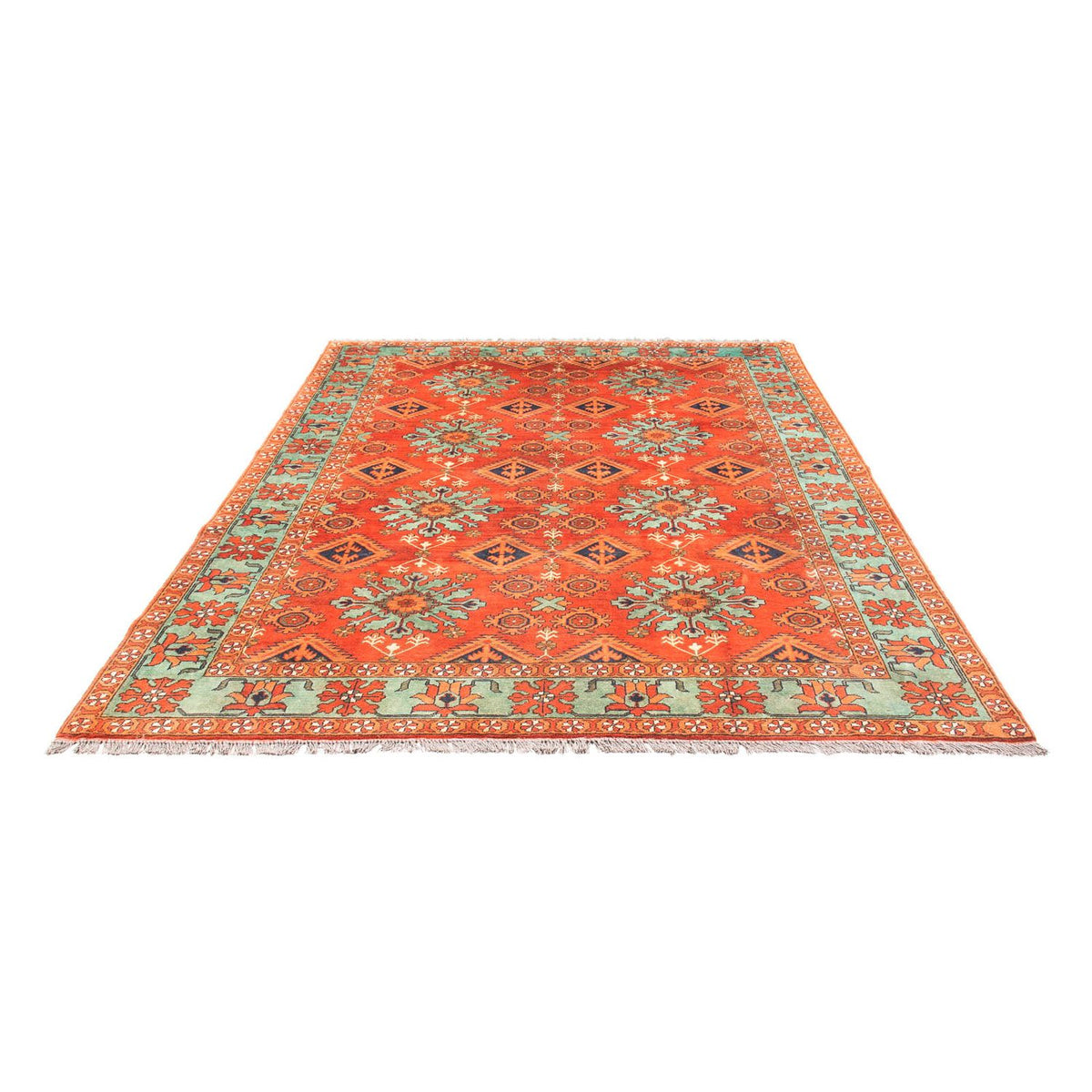 Tappeto afgano - Hatschlu - 273 x 213 cm - rosso chiaro