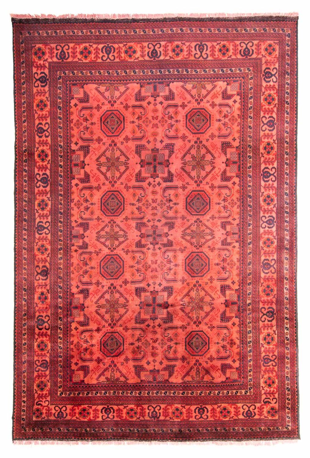 Tappeto afgano - Hatschlu - 290 x 200 cm - rosso