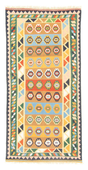 Tappeto corsia Tappeto Kelim - Orientale - 256 x 128 cm - colorato