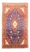 Sarouk Tappeto 133x234cm - Tappeto persiano - Rettangolo / Blu / 133 x 234 cm Rettangolo