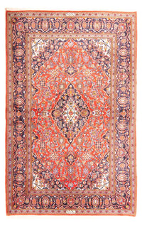 Tappeto Persero - Keshan - 217 x 139 cm - rosso chiaro