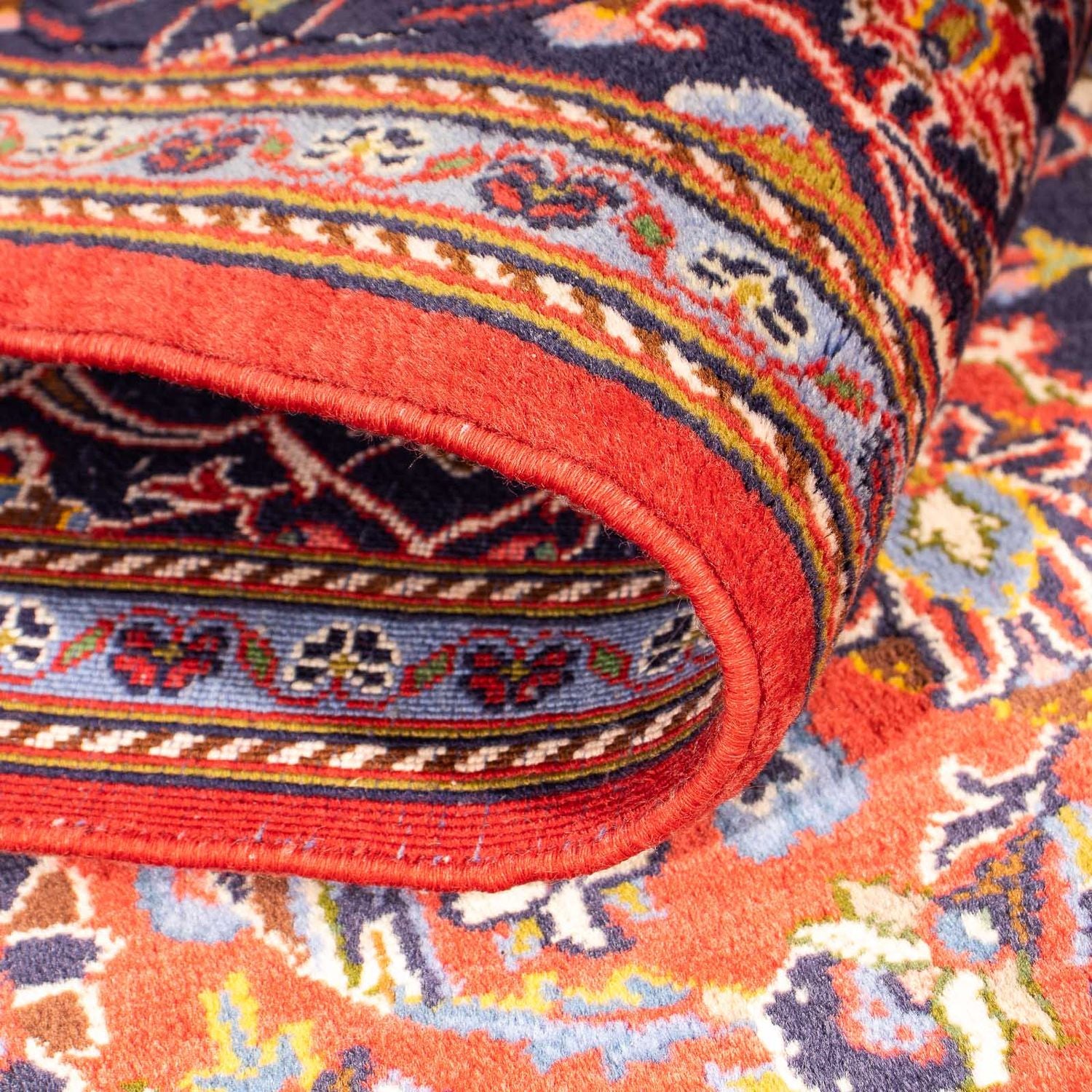 Tappeto Persero - Keshan - 217 x 139 cm - rosso chiaro