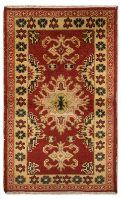 Tappeto orientale - 151 x 90 cm - rosso
