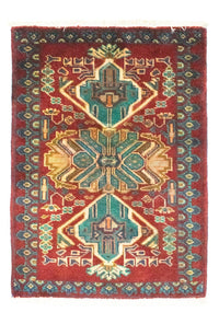Tappeto Turkaman - 89 x 63 cm - rosso