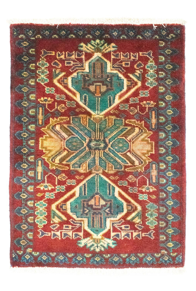 Tappeto Turkaman - 89 x 63 cm - rosso