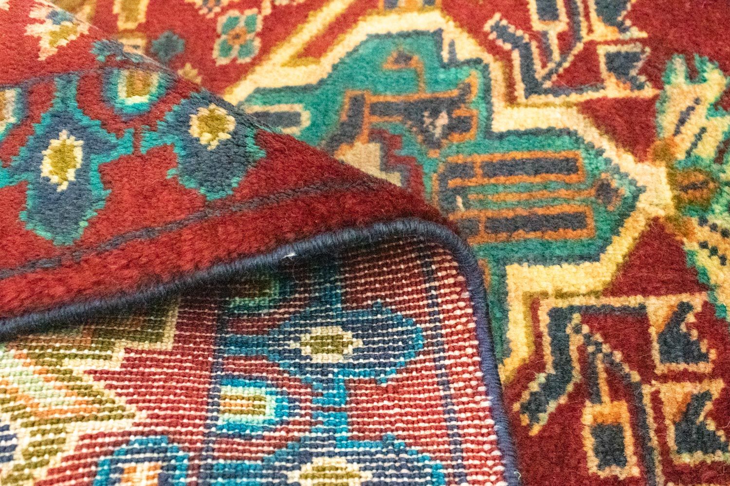 Tappeto Turkaman - 89 x 63 cm - rosso