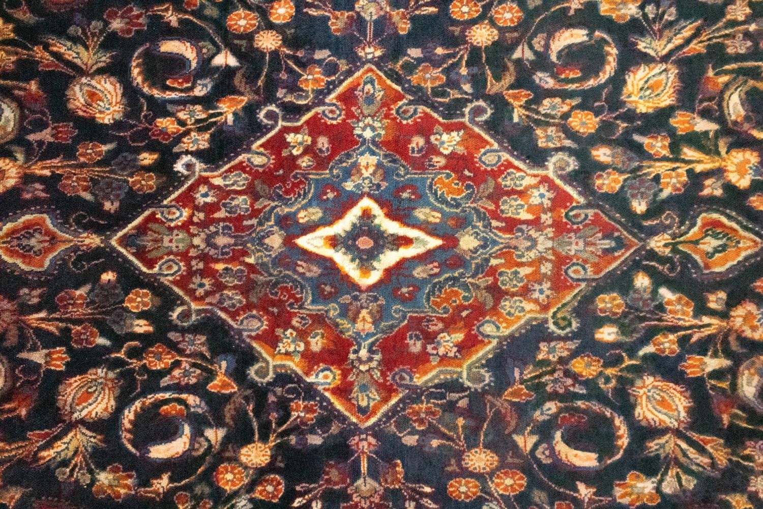 Tappeto corsia Tappeto Persero - Nomade - 227 x 129 cm - blu