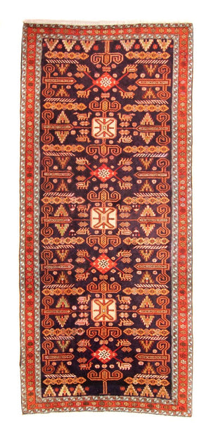 Tappeto corsia Tappeto Persero - Nomade - 280 x 130 cm - blu scuro