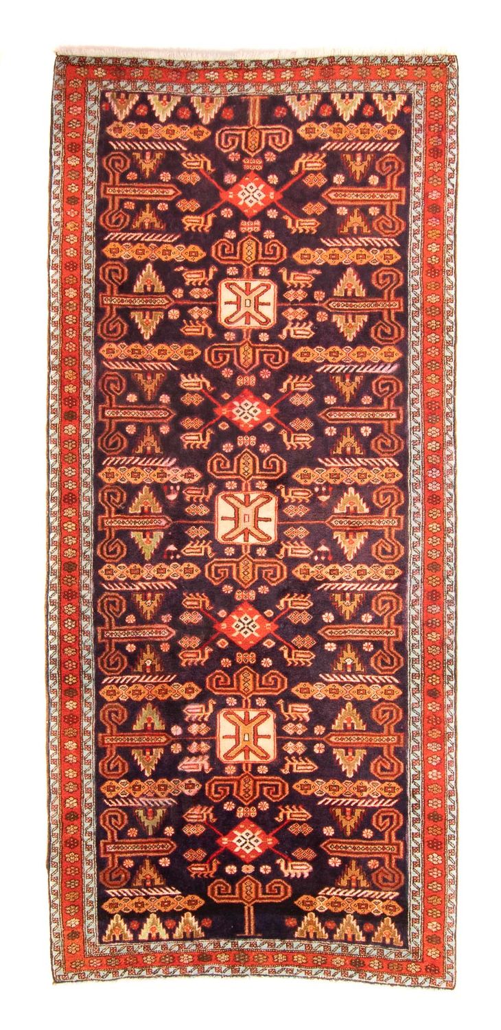 Tappeto corsia Tappeto Persero - Nomade - 280 x 130 cm - blu scuro