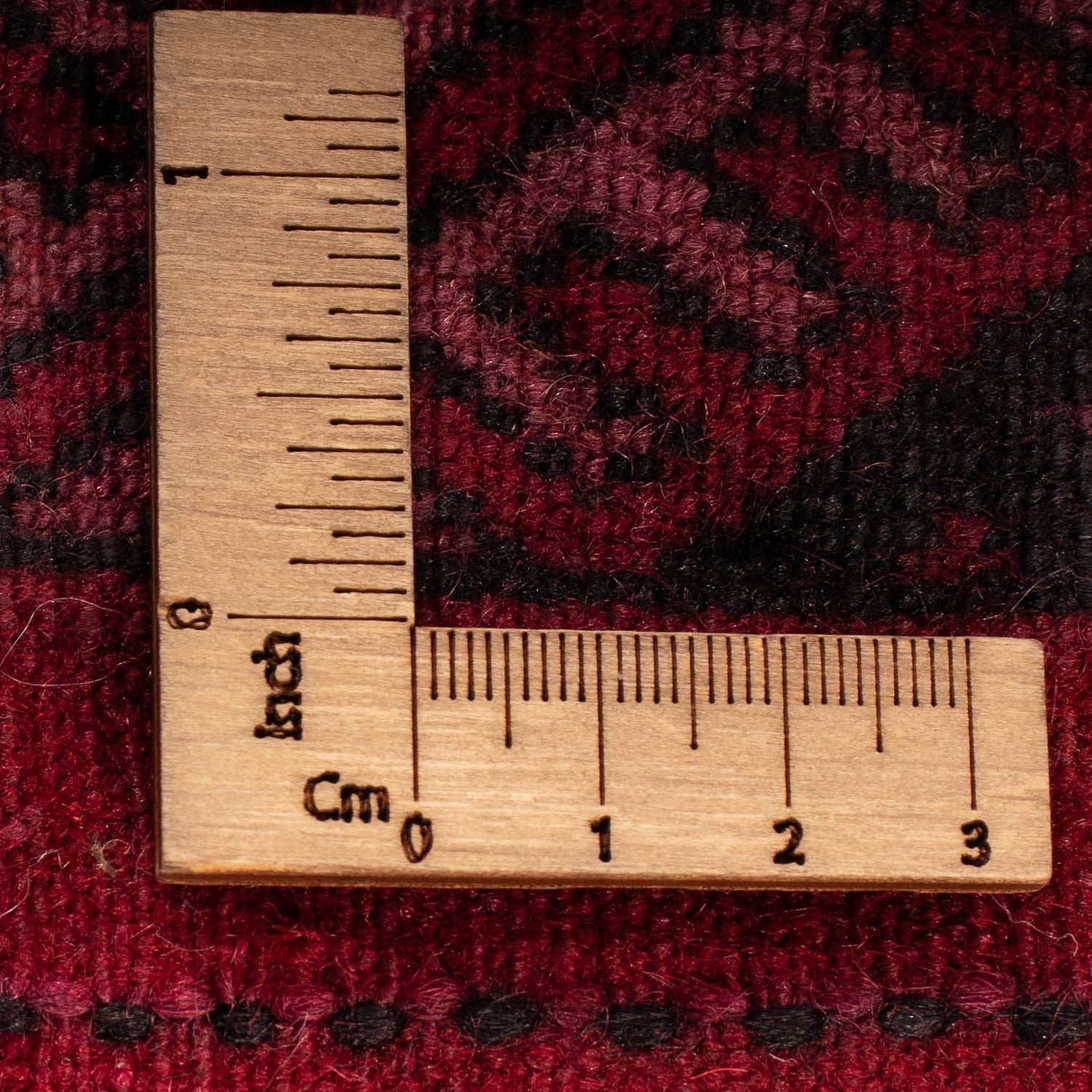 Tappeto corsia Tappeto afgano - Bukhara - 280 x 106 cm - rosso scuro