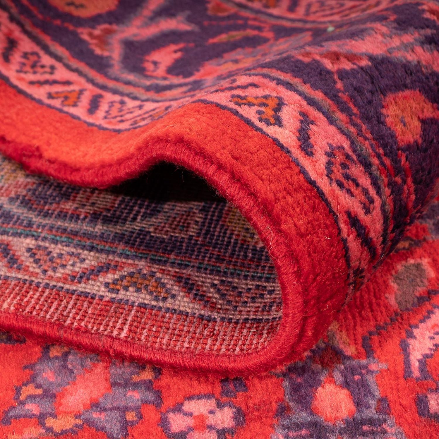 Tappeto Persero - Classico - 208 x 135 cm - rosso scuro