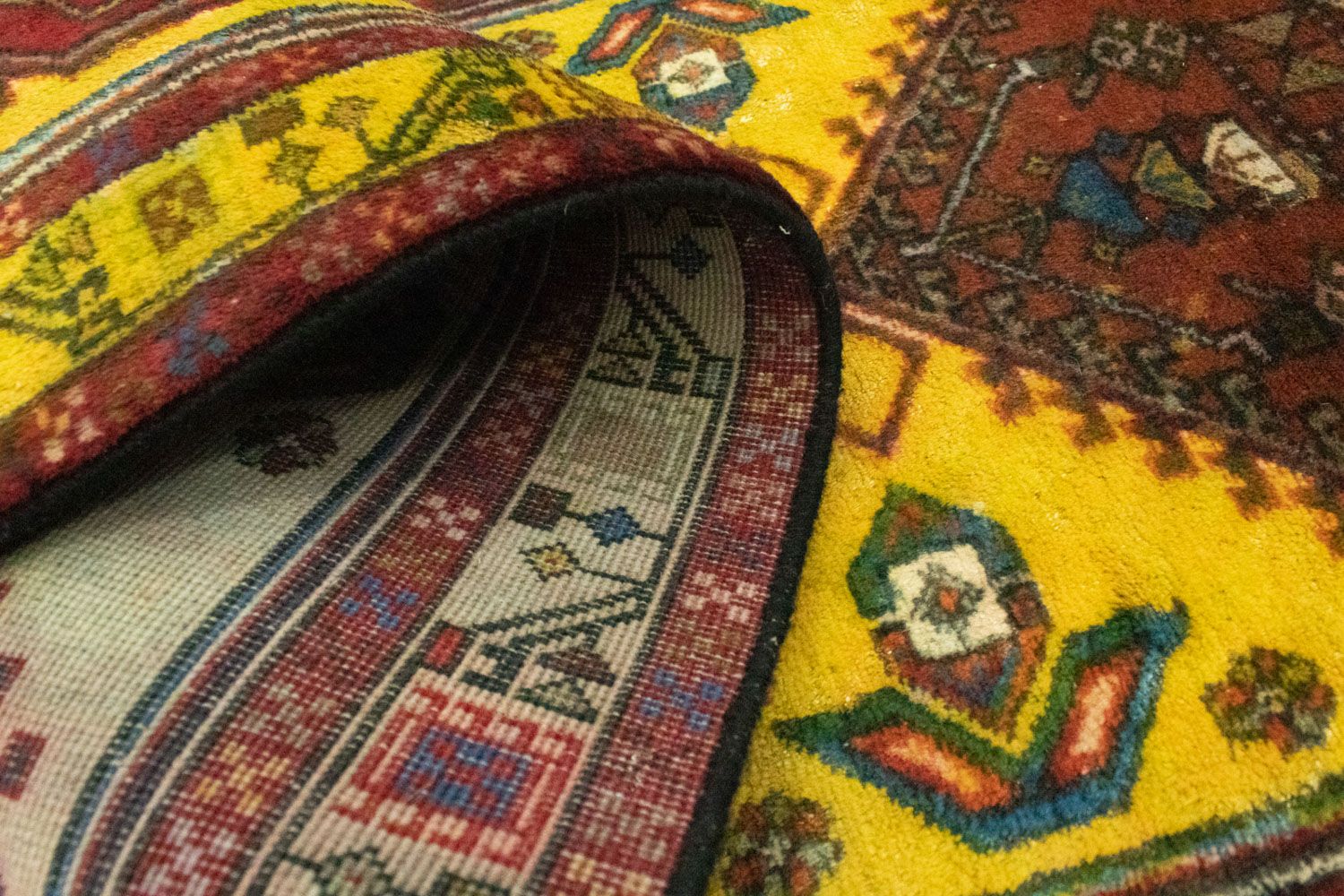 Tappeto corsia Tappeto Persero - Nomade - 300 x 73 cm - giallo