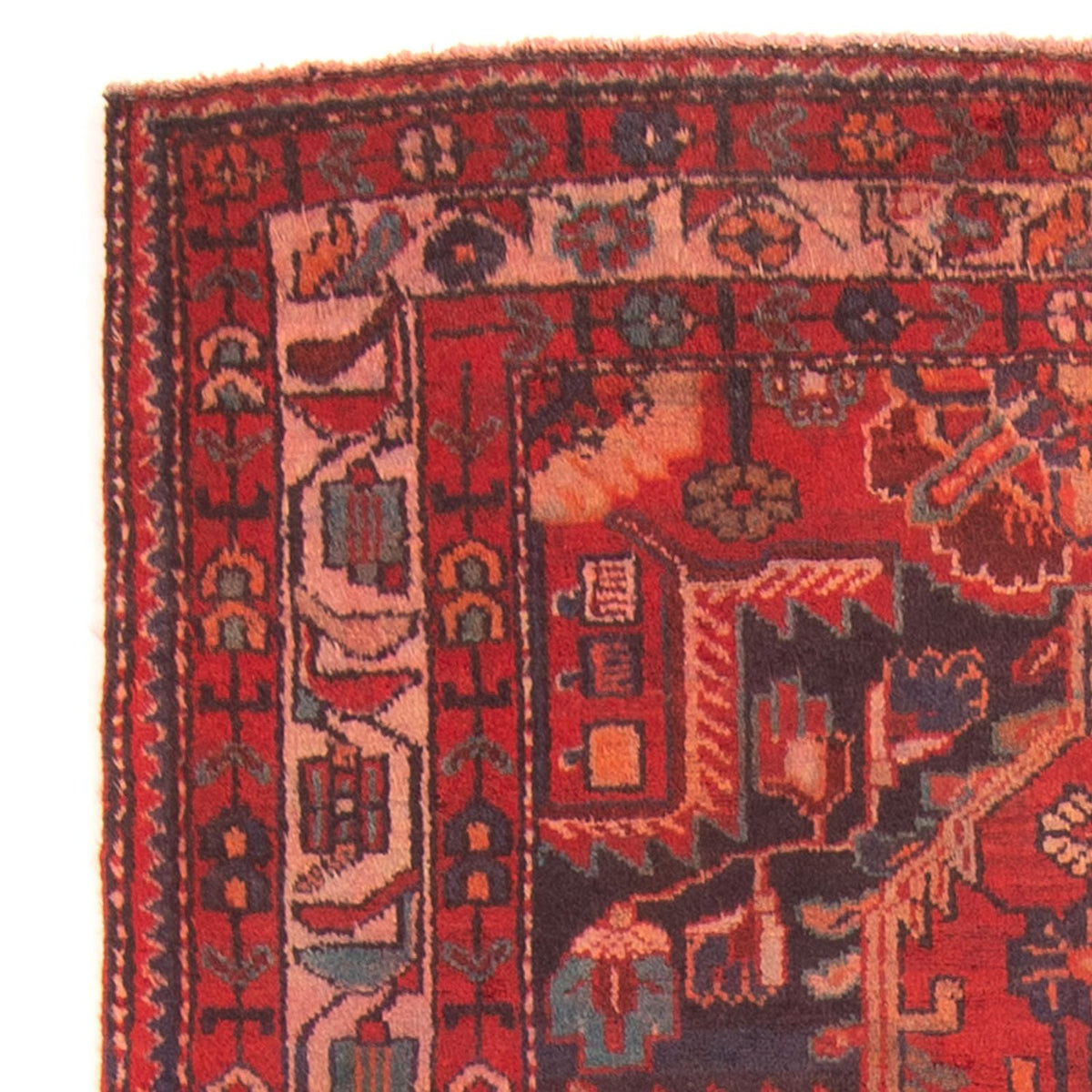 Tappeto Persero - Nomade - 174 x 112 cm - rosso scuro