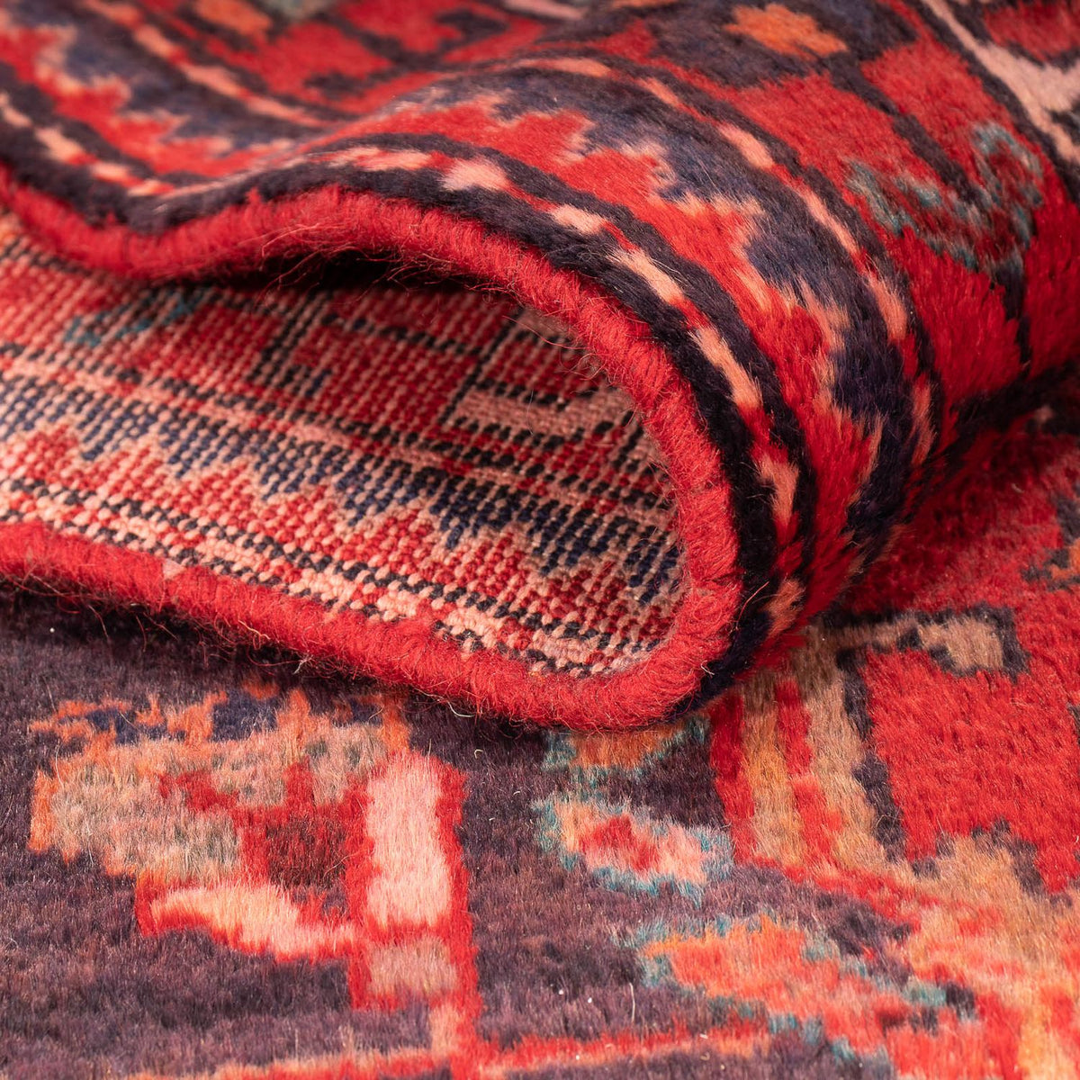 Tappeto Persero - Nomade - 174 x 112 cm - rosso scuro