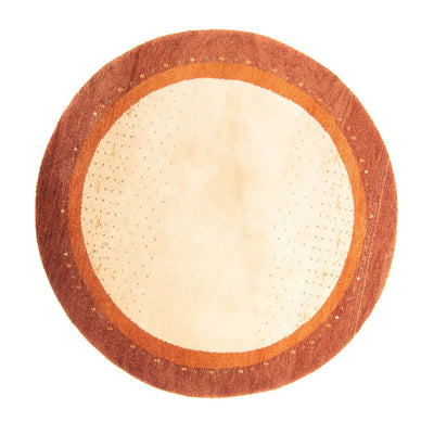 Tappeto Gabbeh - Indus rotondo  - 200 x 200 cm - beige