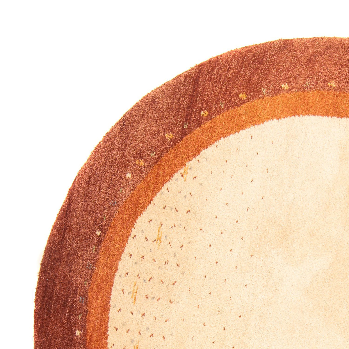 Tappeto Gabbeh - Indus rotondo  - 200 x 200 cm - beige