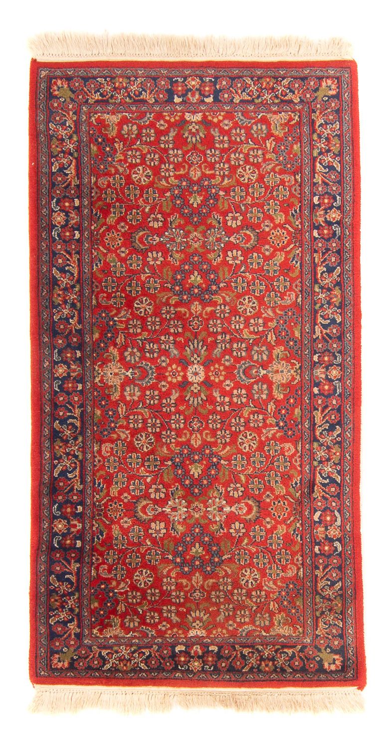 Tappeto orientale - Indo - 139 x 72 cm - rosso