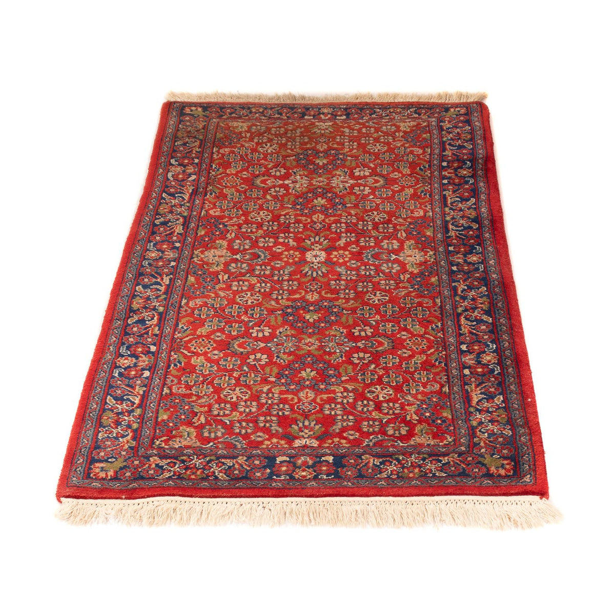 Tappeto orientale - Indo - 139 x 72 cm - rosso