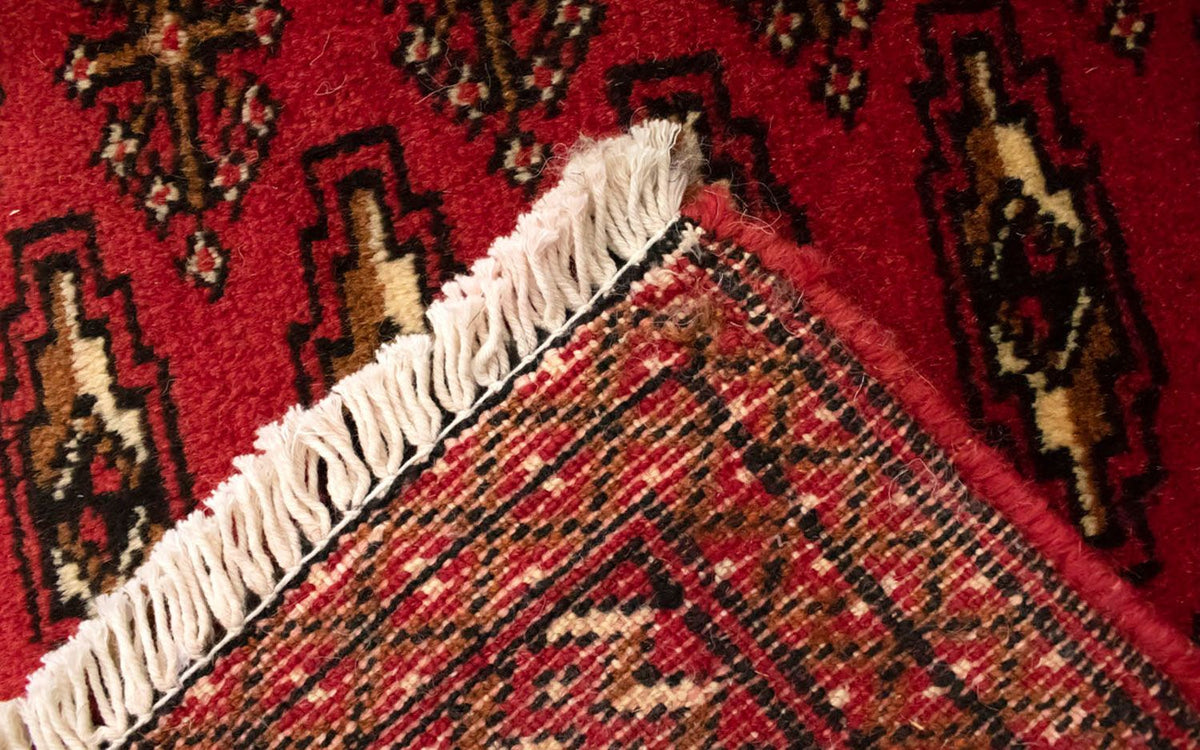 Tappeto Turkaman - 130 x 60 cm - rosso