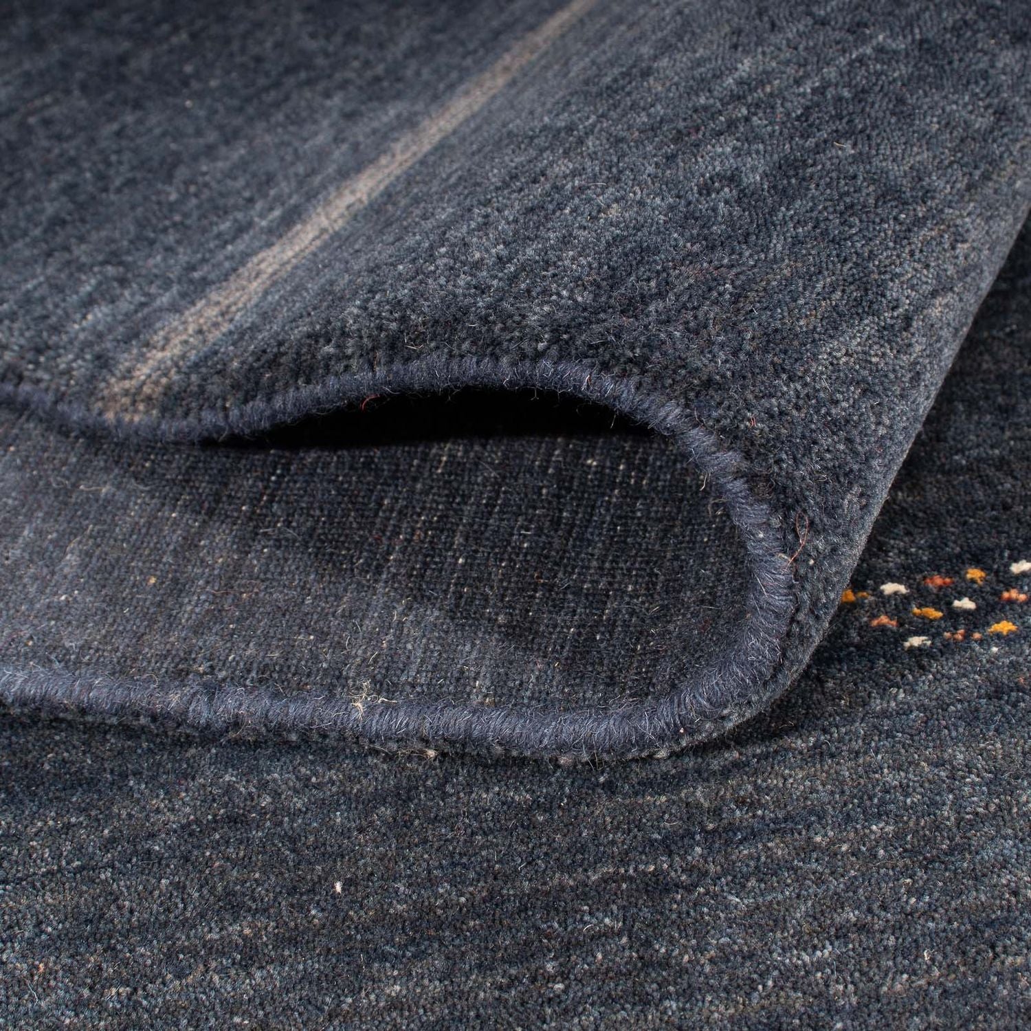 Tappeto Gabbeh - Indus - 244 x 170 cm - blu scuro