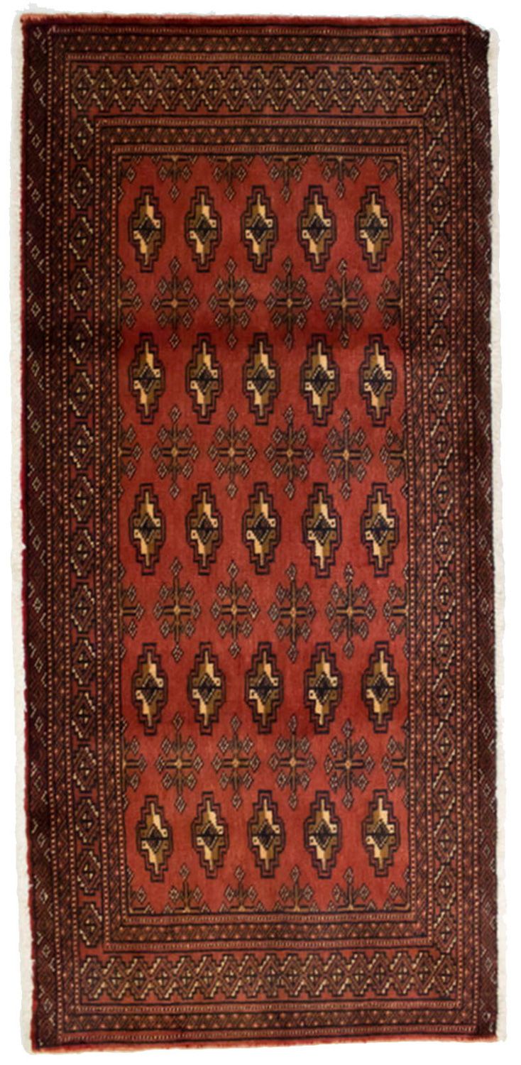 Tappeto Turkaman - 130 x 60 cm - rosso