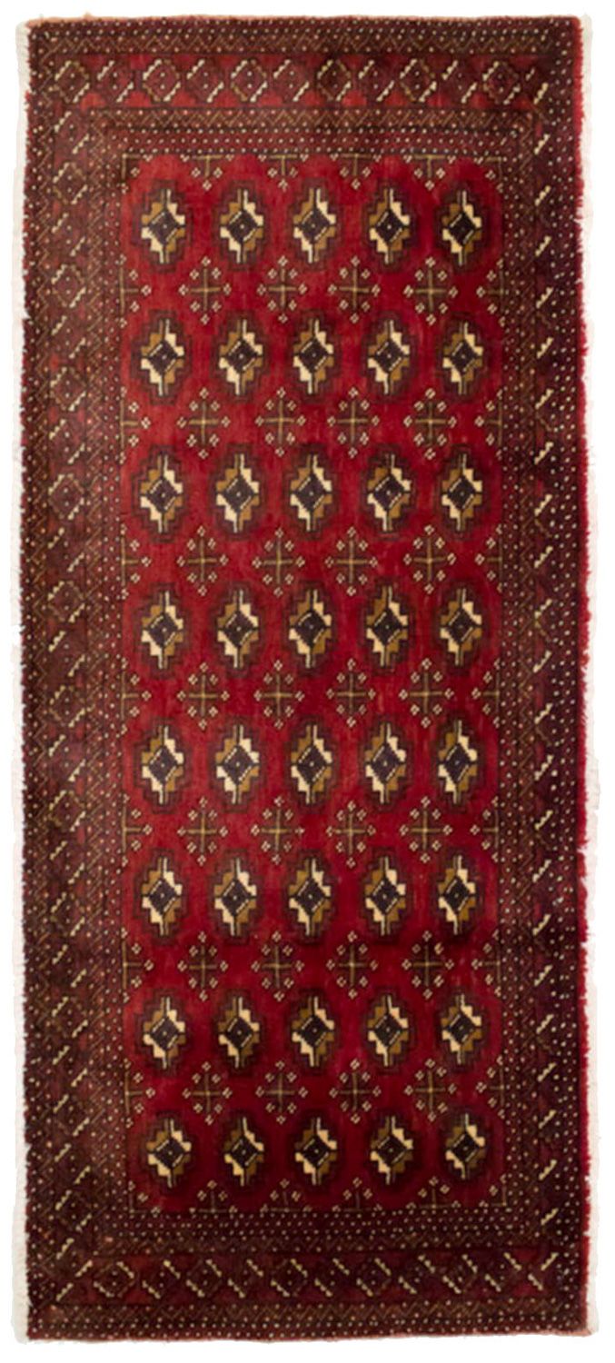 Tappeto Turkaman - 130 x 60 cm - rosso