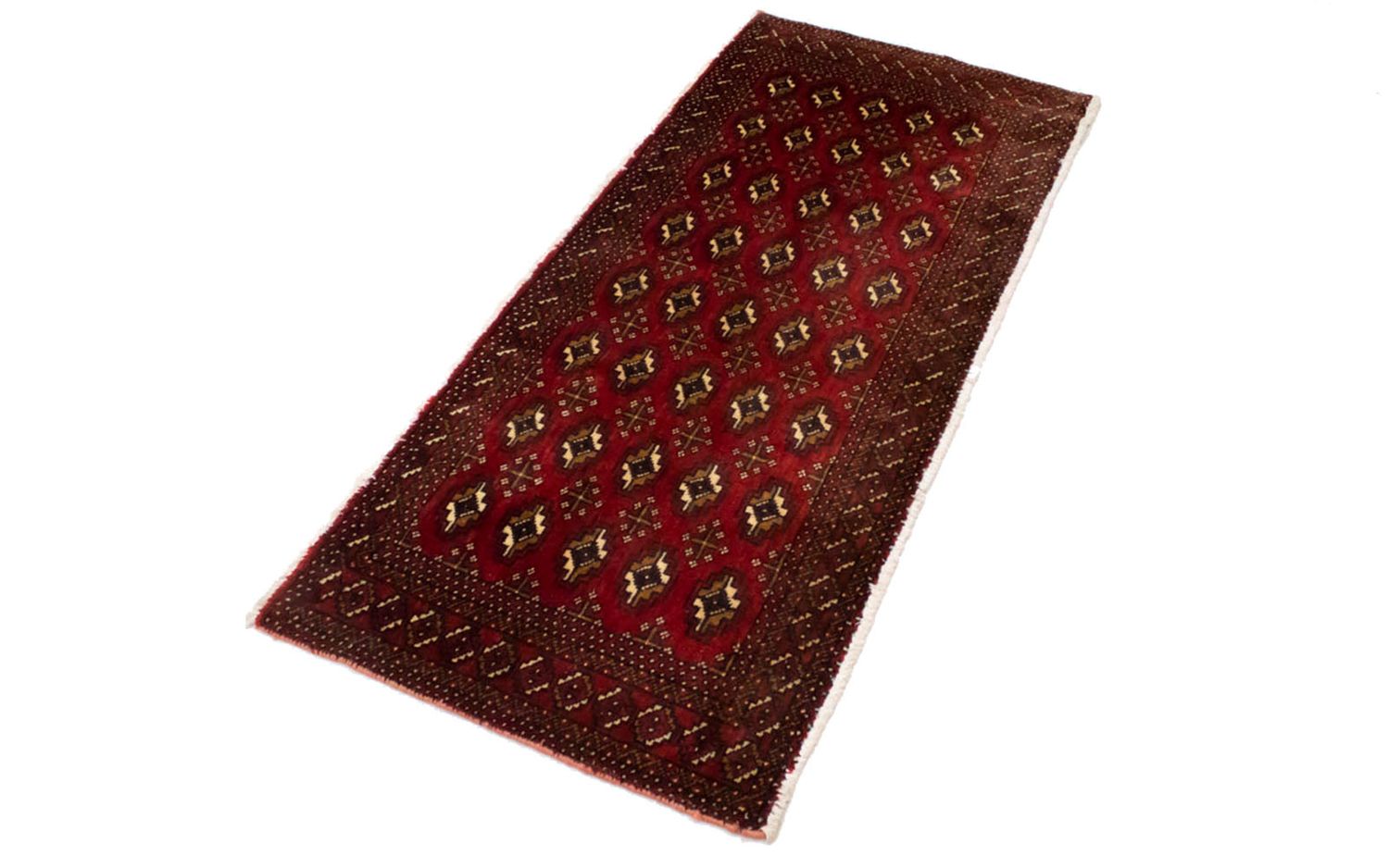 Tappeto Turkaman - 130 x 60 cm - rosso