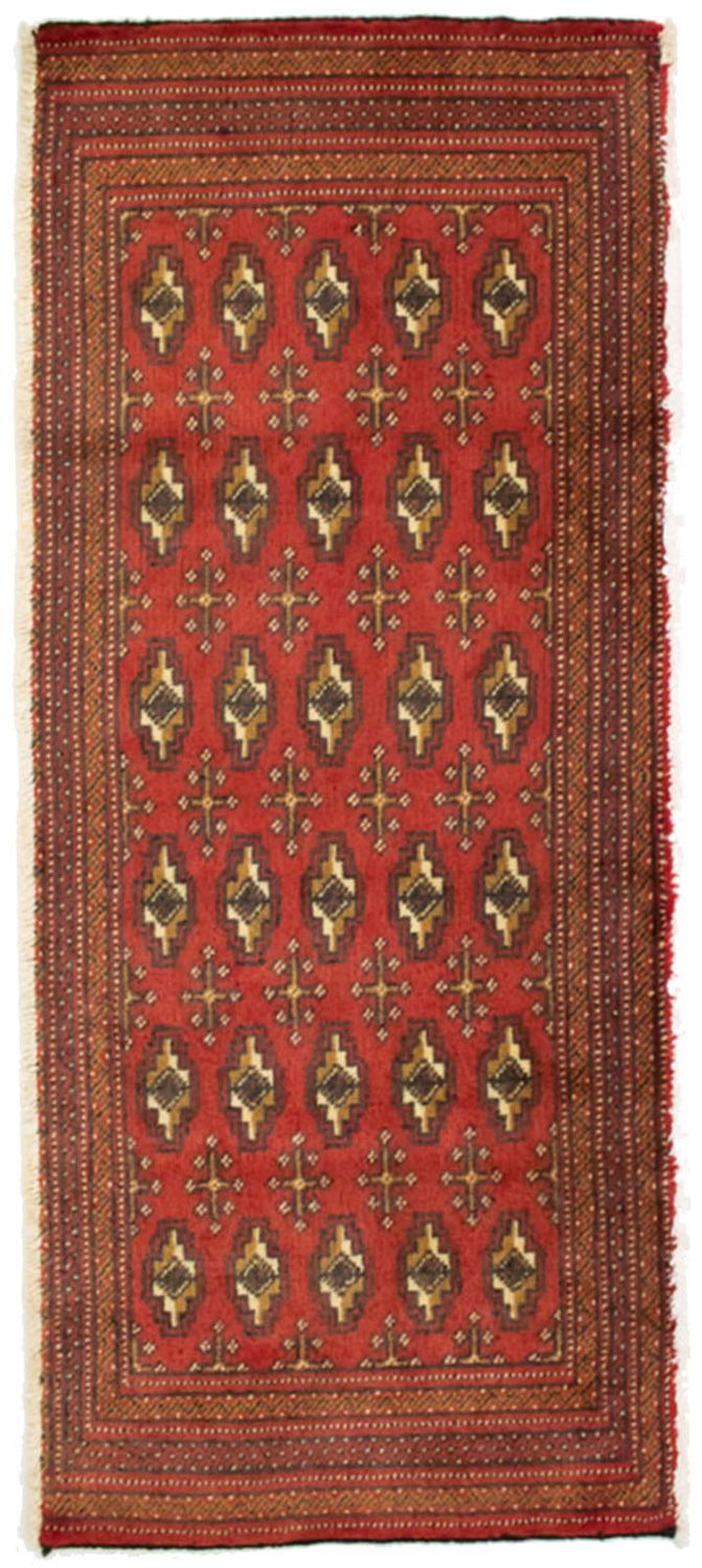 Tappeto Turkaman - 130 x 60 cm - rosso
