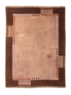 Tappeto Nepal - 193 x 142 cm - marrone chiaro