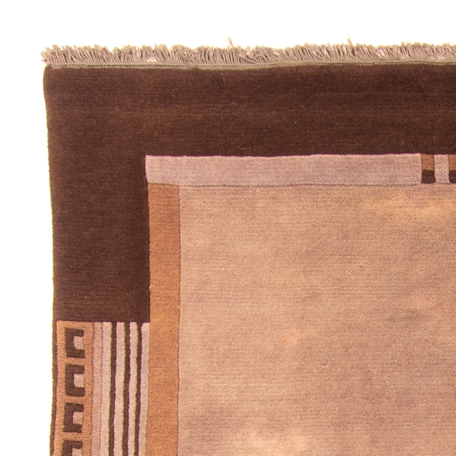 Tappeto Nepal - 193 x 142 cm - marrone chiaro