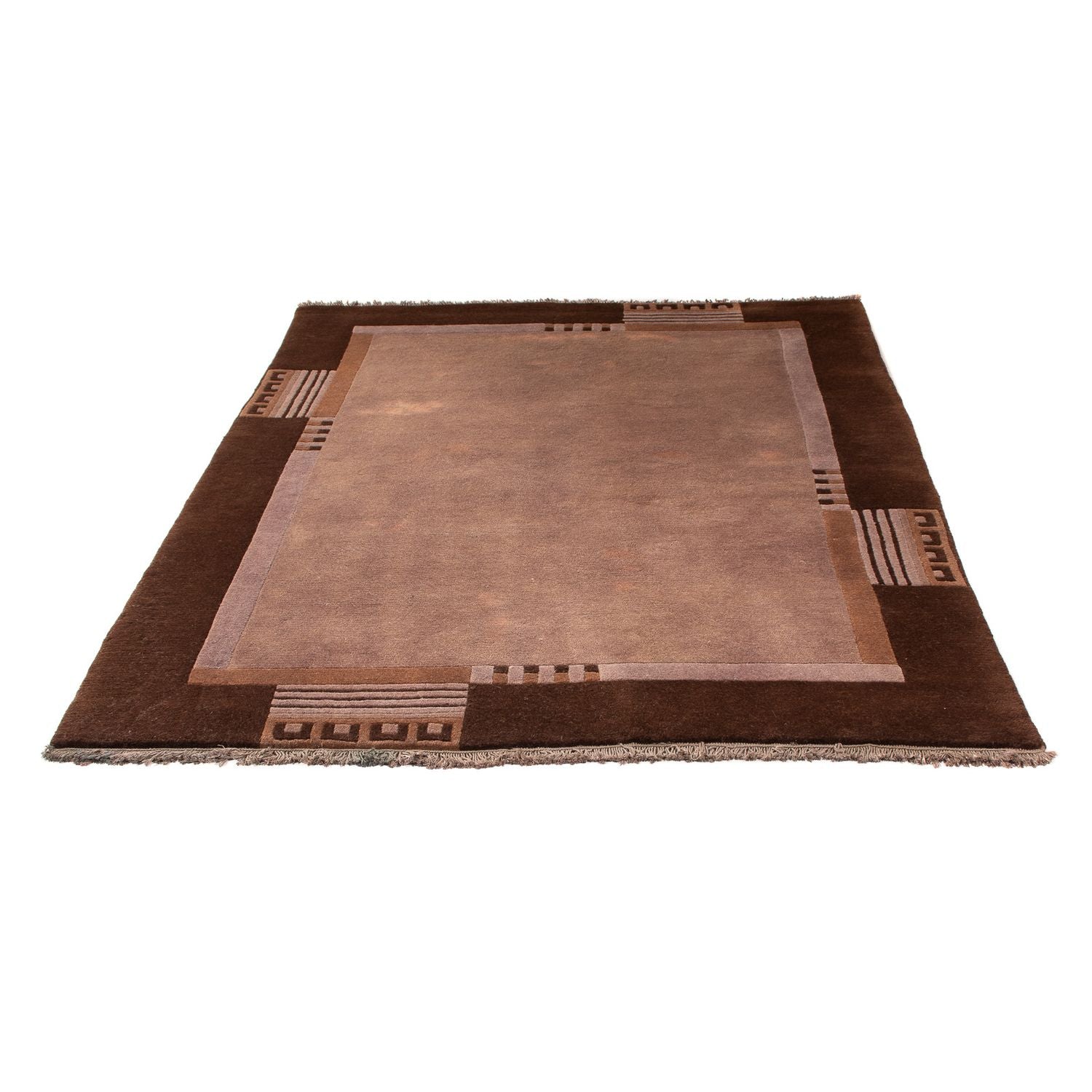 Tappeto Nepal - 193 x 142 cm - marrone chiaro