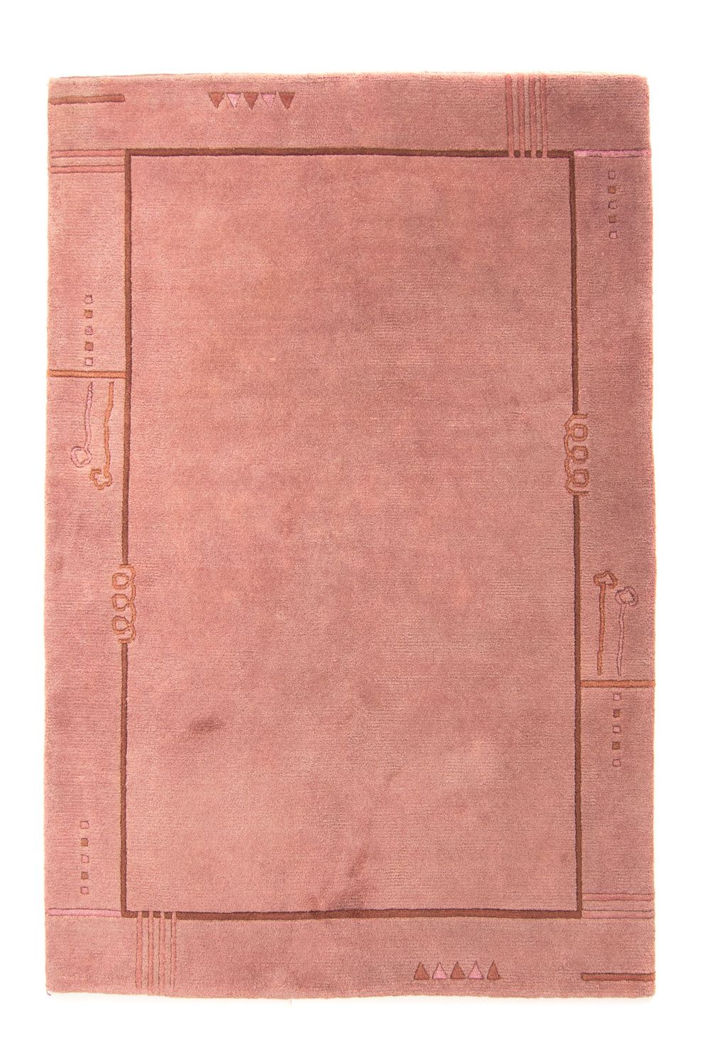 Tappeto Nepal - 223 x 160 cm - marrone chiaro