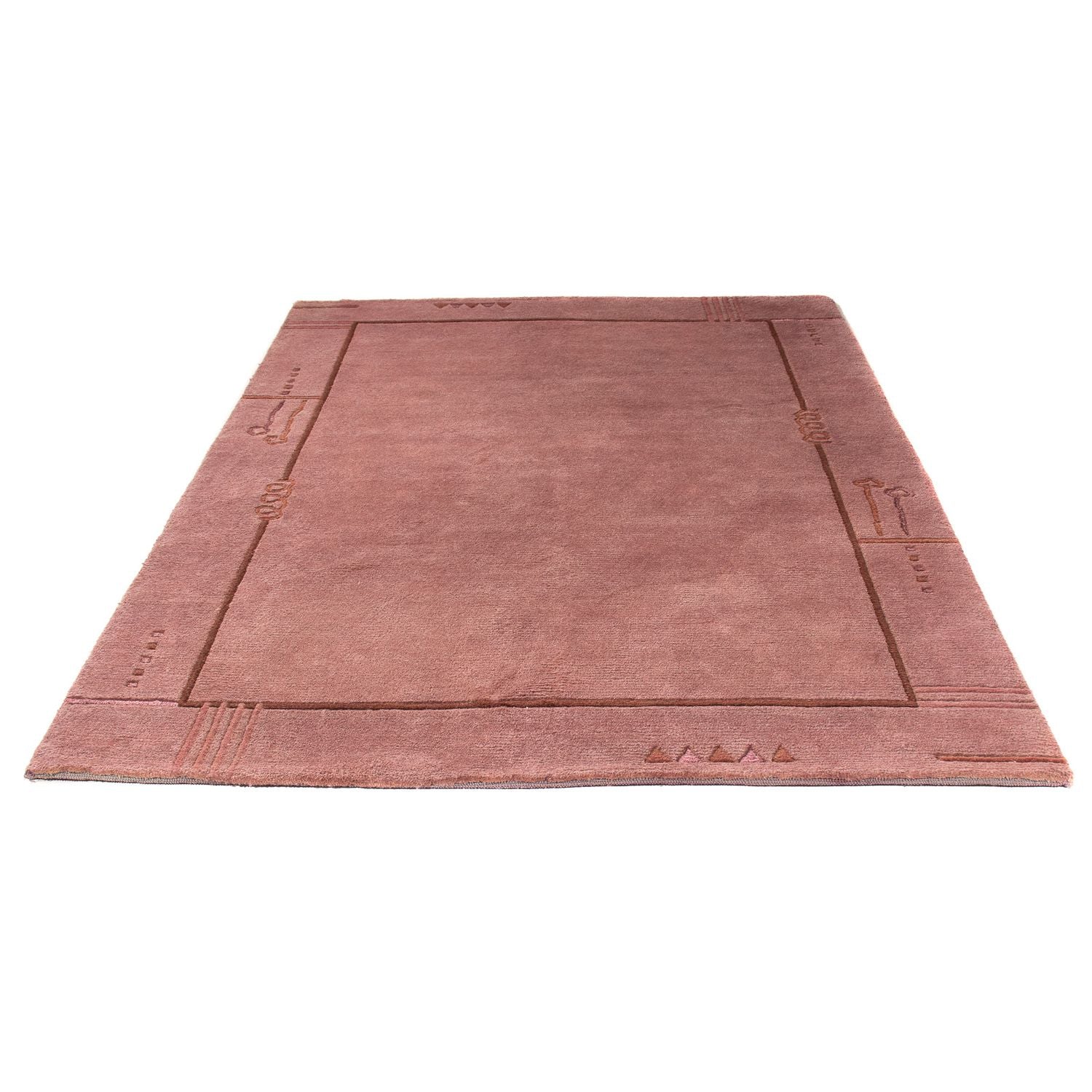 Tappeto Nepal - 223 x 160 cm - marrone chiaro