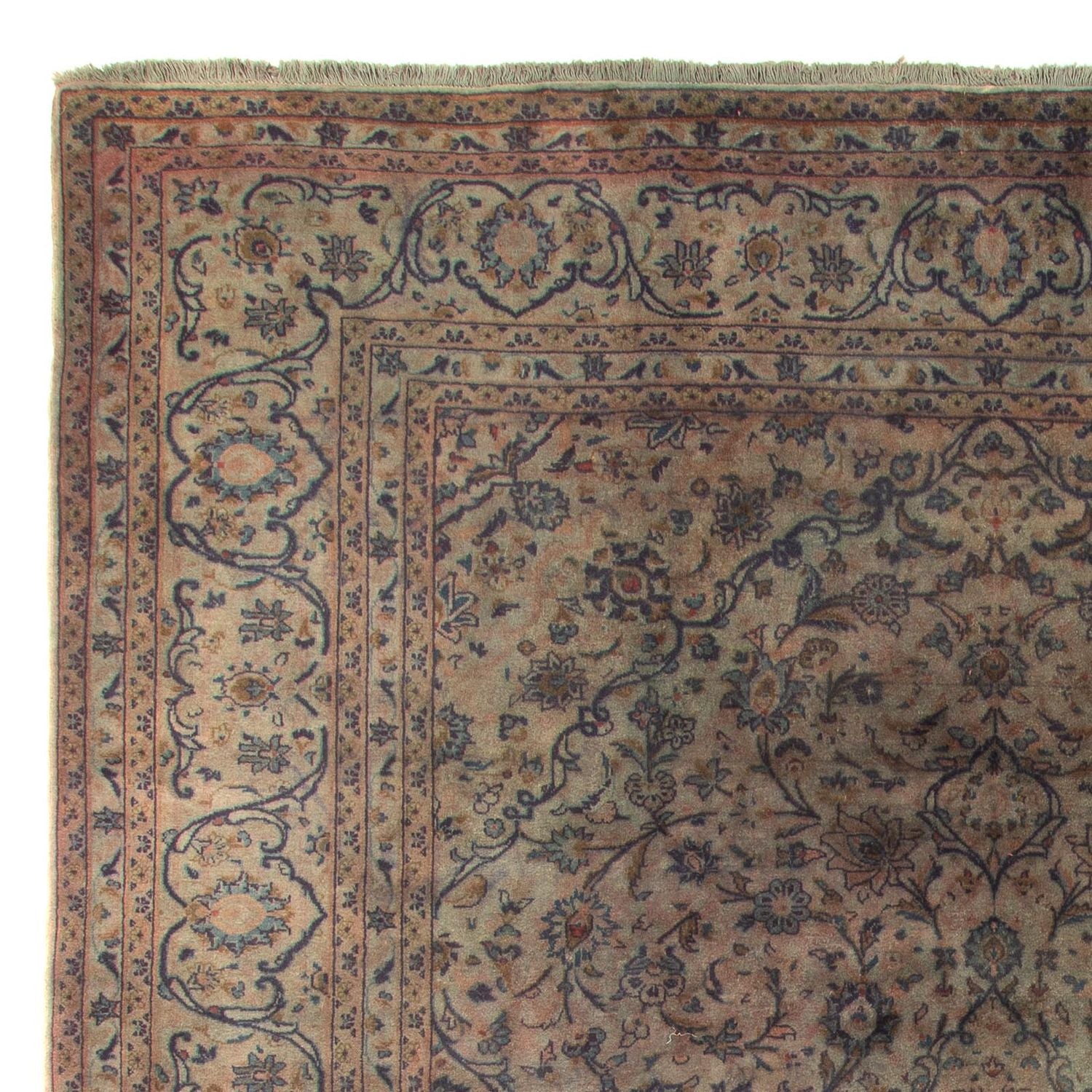 Tappeto Persero - Keshan - 350 x 250 cm - marrone scuro