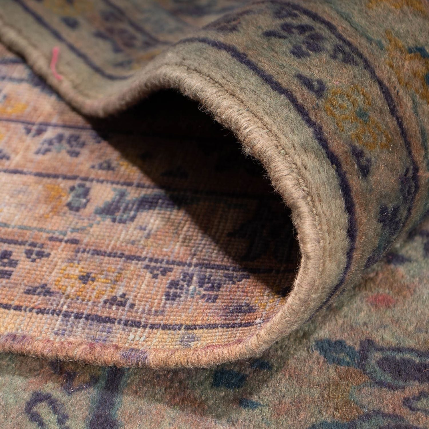 Tappeto Persero - Keshan - 350 x 250 cm - marrone scuro