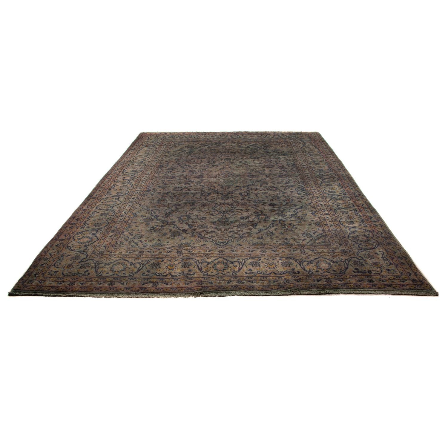 Tappeto Persero - Keshan - 350 x 250 cm - marrone scuro